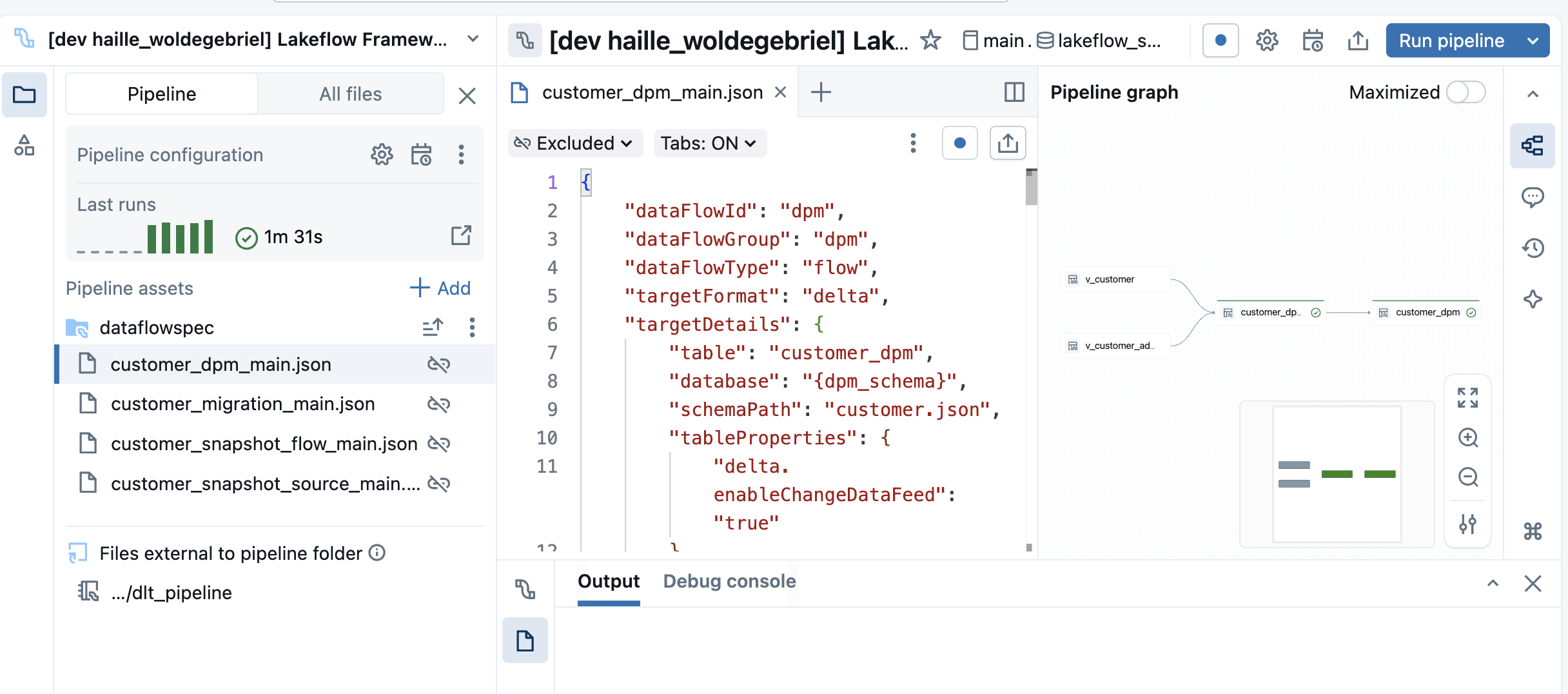 Pipeline Editor UI